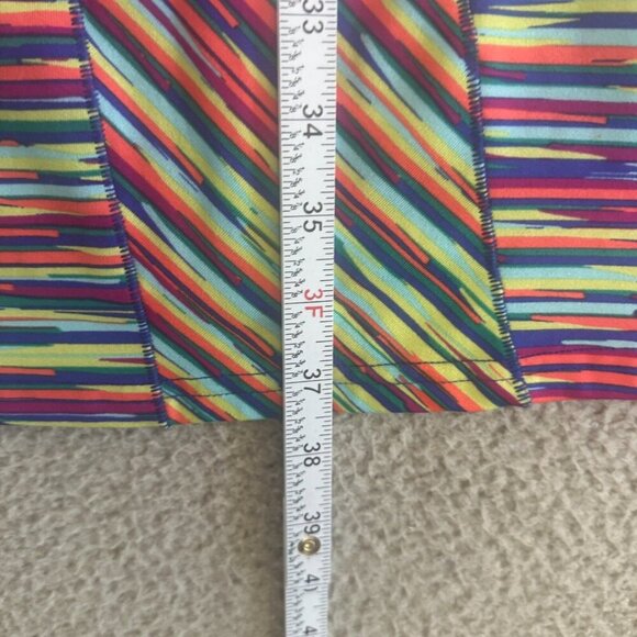 Title Nine Hillary Dress Multicolor Striped Geo‎ Sleeveless - Picture 4 of 10